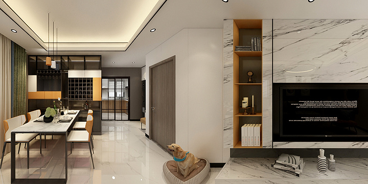 IMLJR-瑞和园89.50㎡B户型3室2厅1卫-装修设计方案