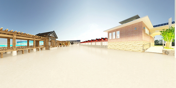 青羽设计-码头古风-装修设计方案