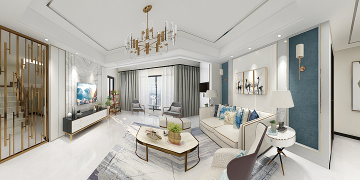 设计黄星-随州印象复式-装修设计方案