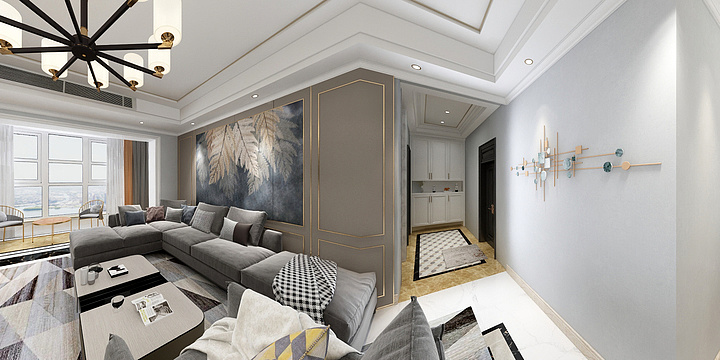 DesignerPeng-碧桂园轻奢典范140平-装修设计方案