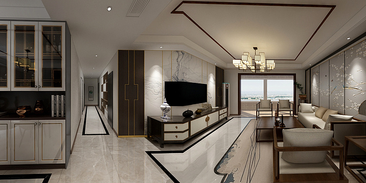 海棠设计吧gNub-力高140平-装修设计方案