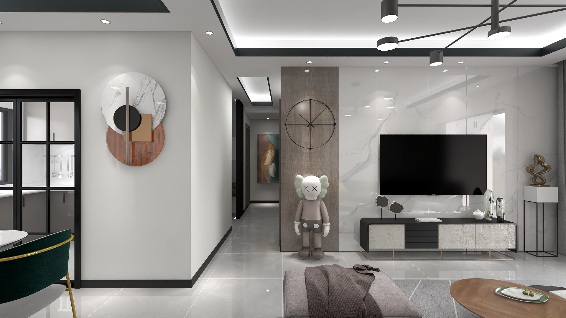 澳瑞咖-青峰水岸1304(酷家乐）-装修设计方案