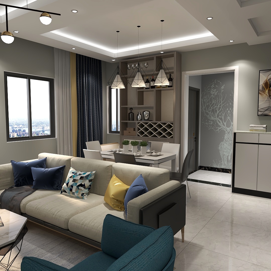 白衬衣0-瑞和园89.50㎡B户型3室2厅1卫-装修设计方案