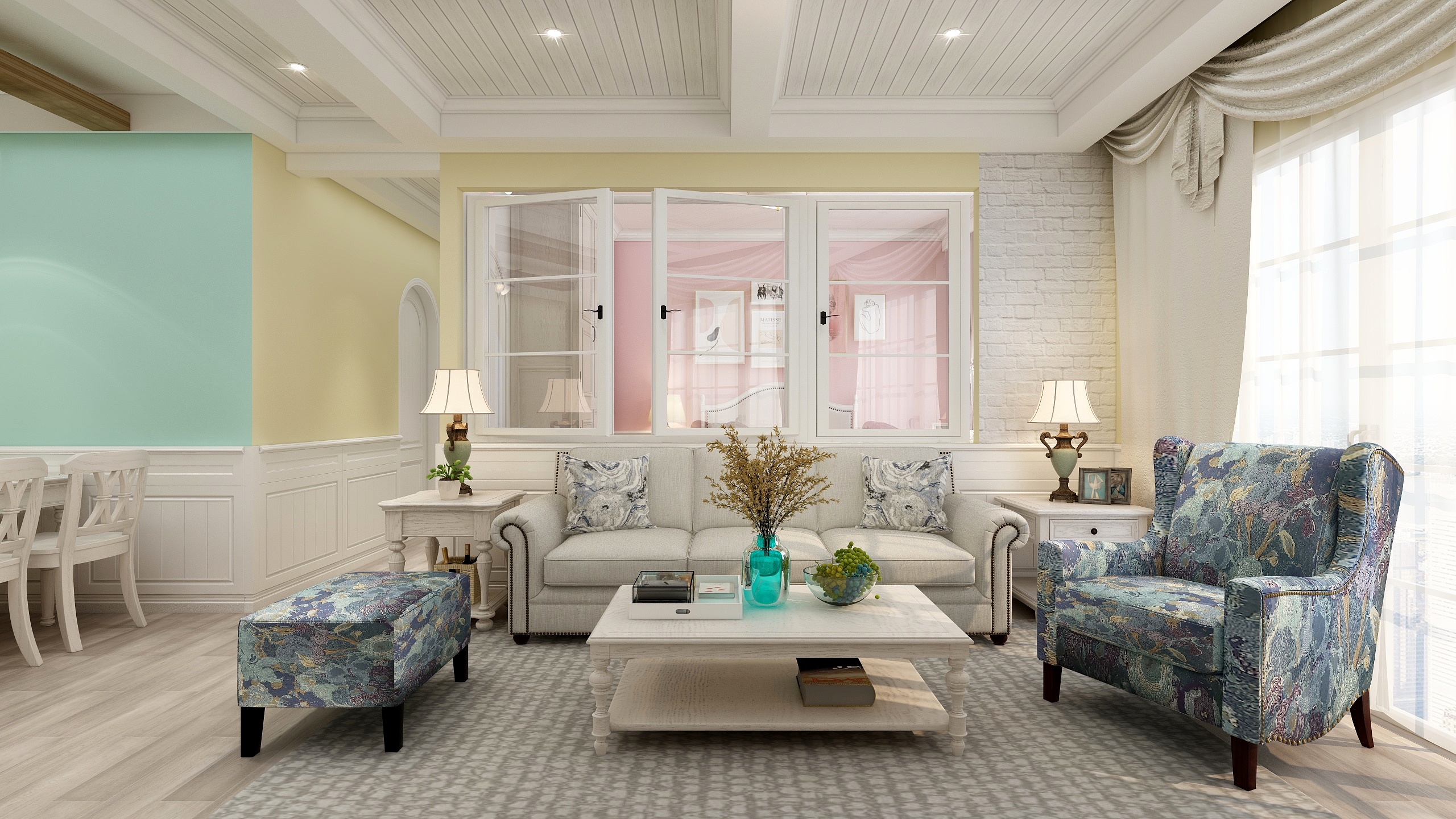 孙建-美式乡村-设计师孙建-装修设计方案