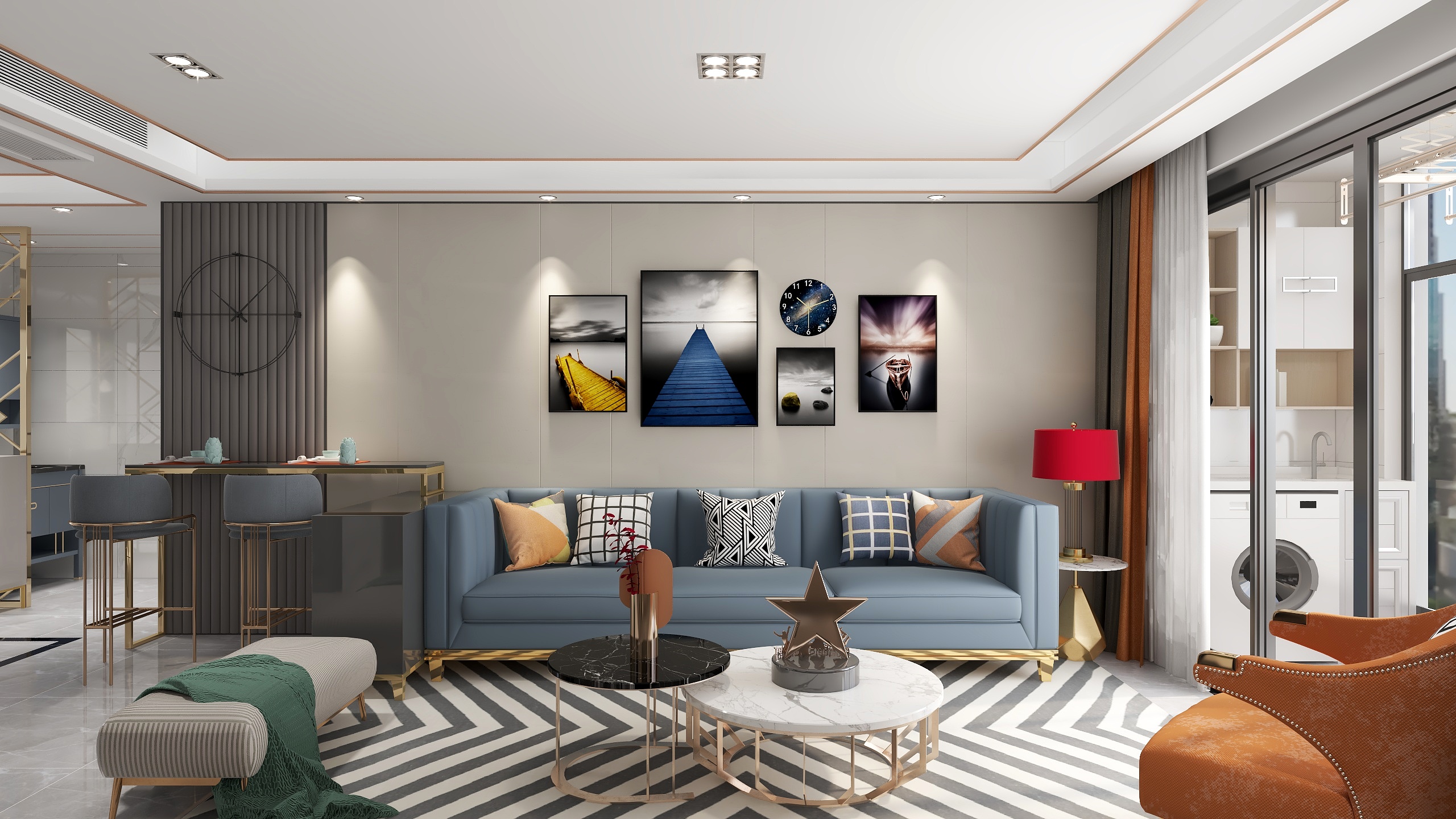 江众-软装专业考核-轻奢-装修设计方案