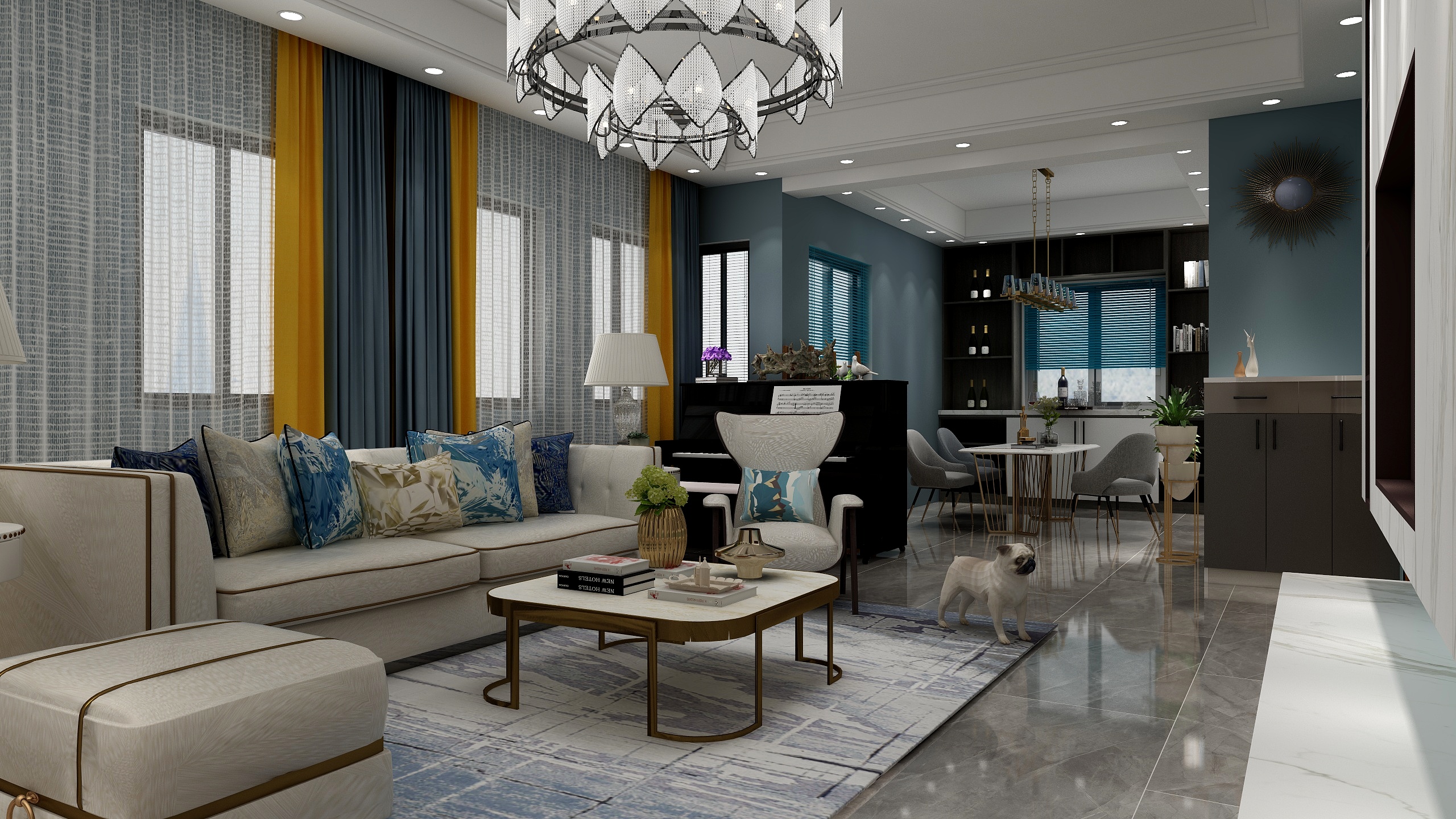 刘秋男-瑞和园89.50㎡B户型3室2厅1卫-装修设计方案