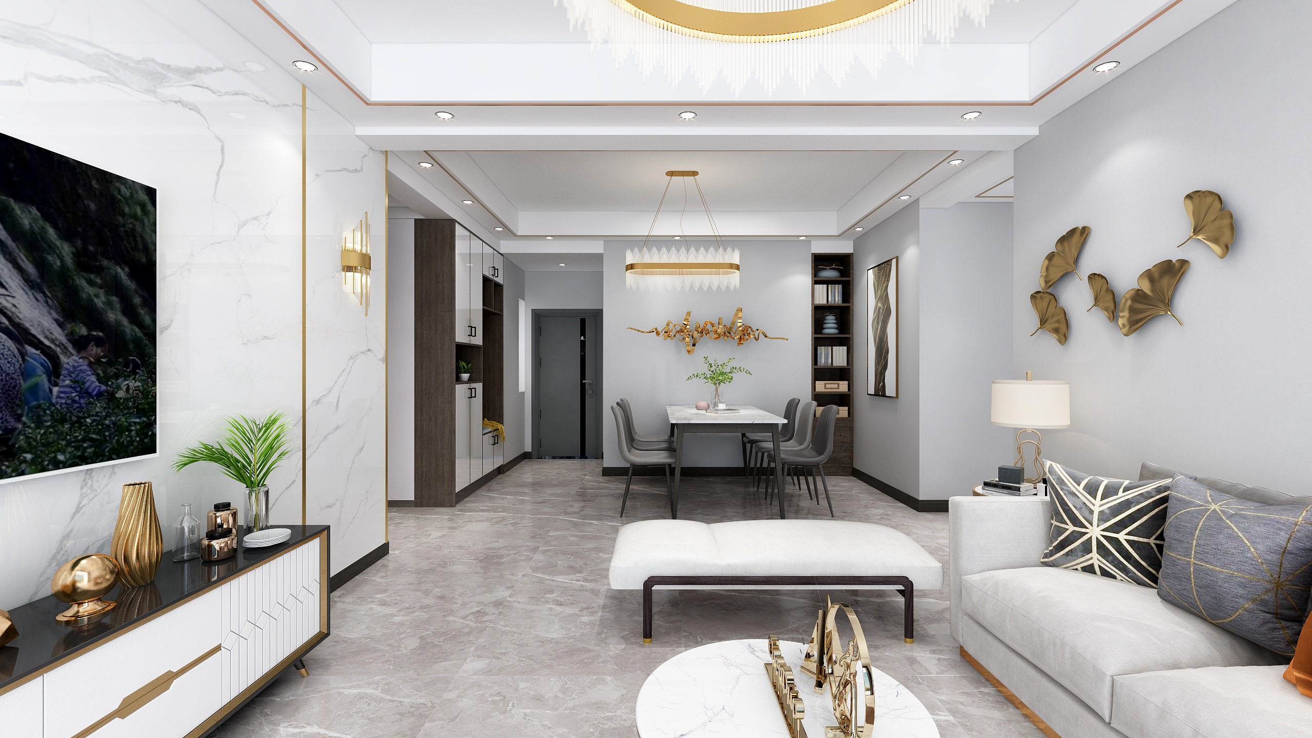 焦雷设计-莫愁国际二期3-1-1503效果-装修设计方案