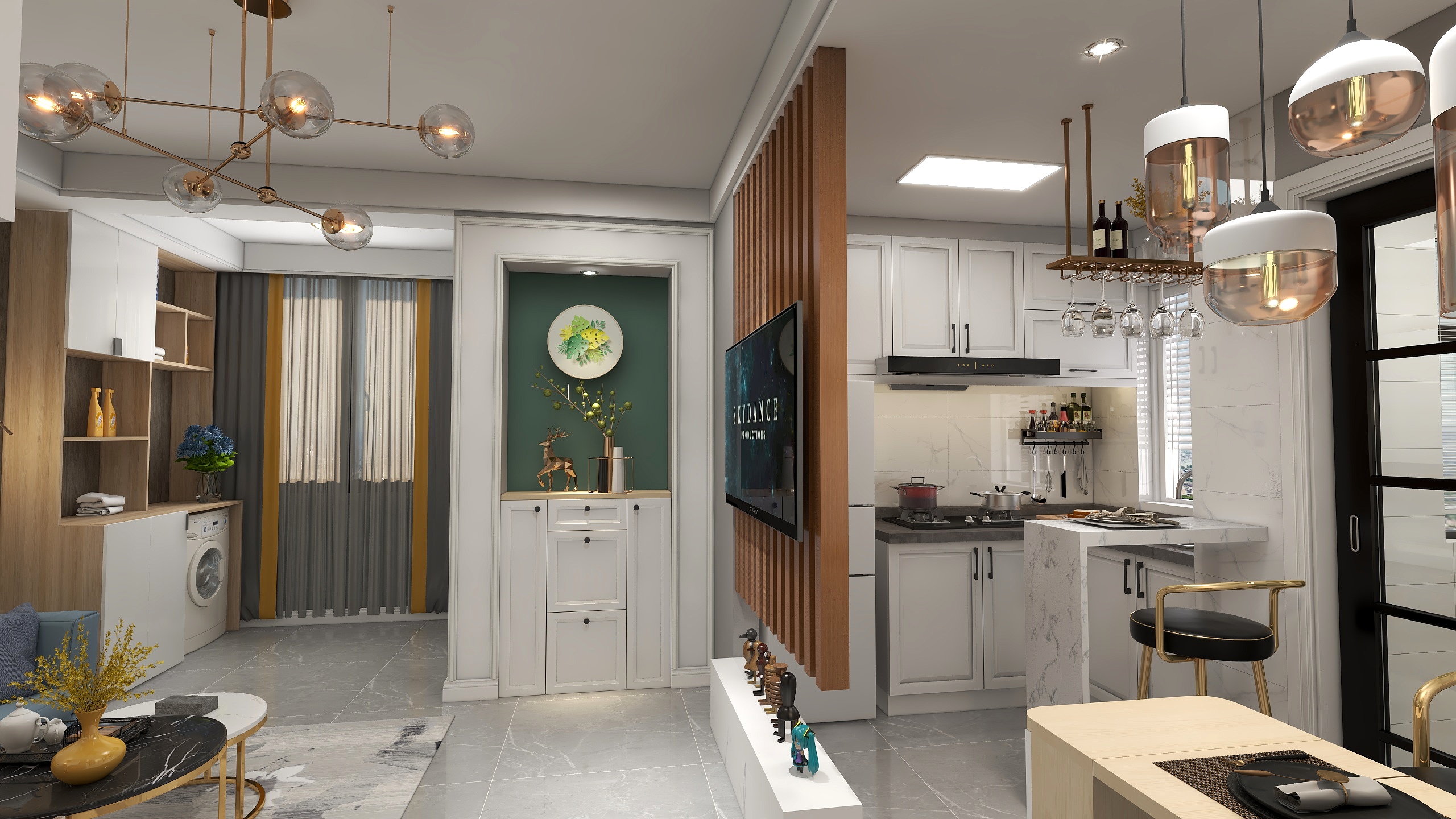 熊喵女侠-【混搭小宅】浦东攀高路50㎡-装修设计方案