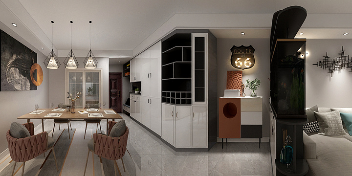 设计师王庆-枫丹西悦唐姐全景-装修设计方案