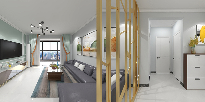 北纬九十度-优家小区-装修设计方案