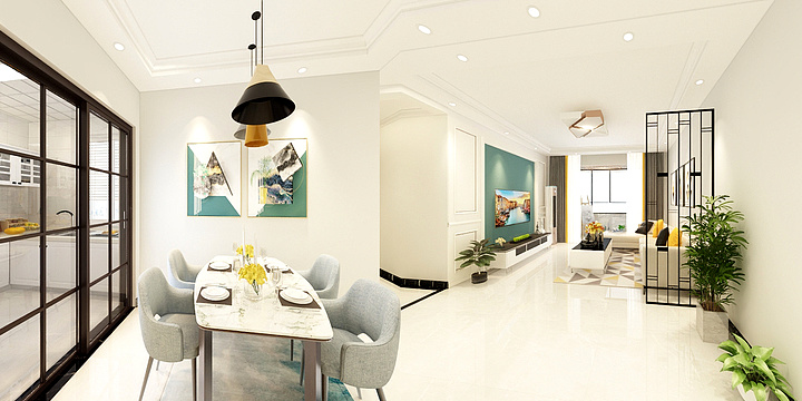 菏泽公司-万达广场27-2-2105 福宅-装修设计方案