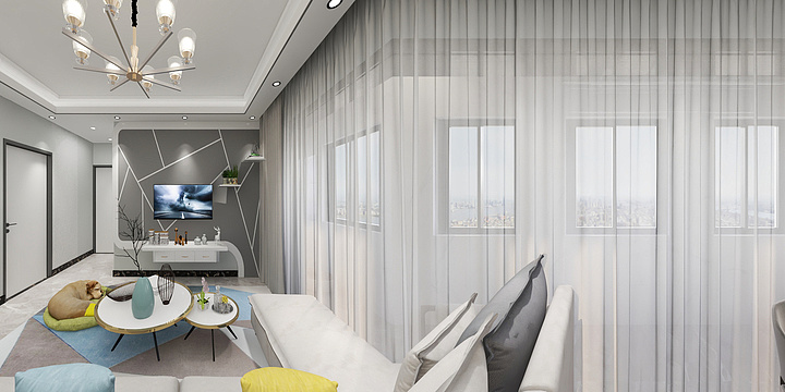 YN宁-现代轻奢风格-装修设计方案