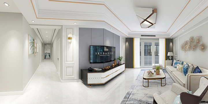 鑫艺佳设计-犁铧春秋-装修设计方案