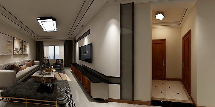 设计子非鱼-程工装饰-千林郡93-装修设计方案