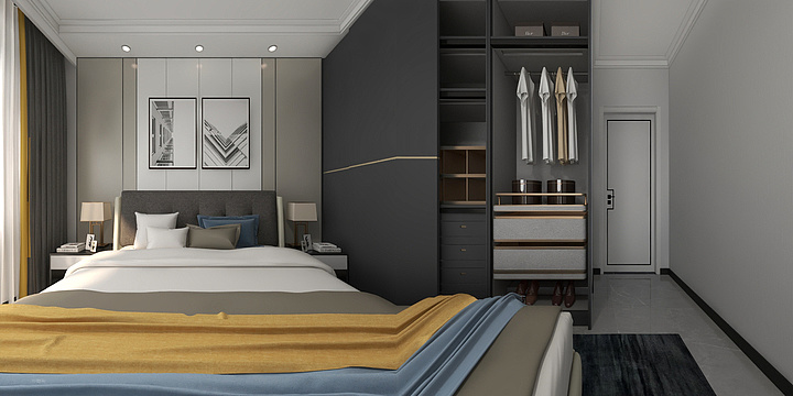 河边钓猫的鱼-澜台府-123平-现代风格-装修设计方案