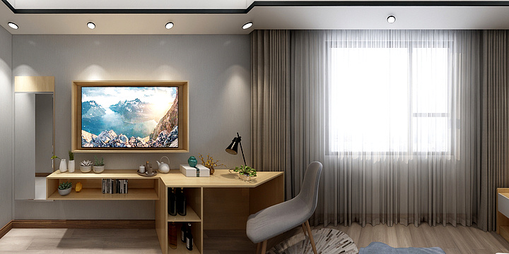 AndBetterBest-汉城大床房-装修设计方案