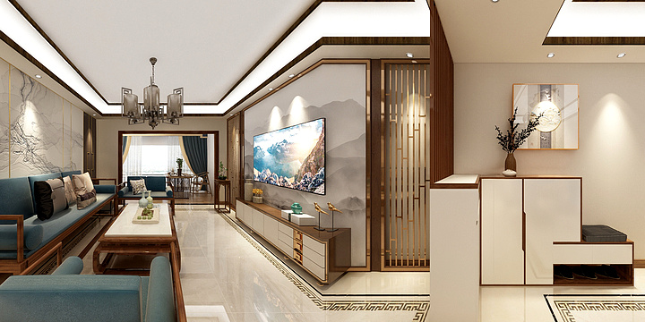 清远欧派整装大家居-海逸华庭谢总-装修设计方案