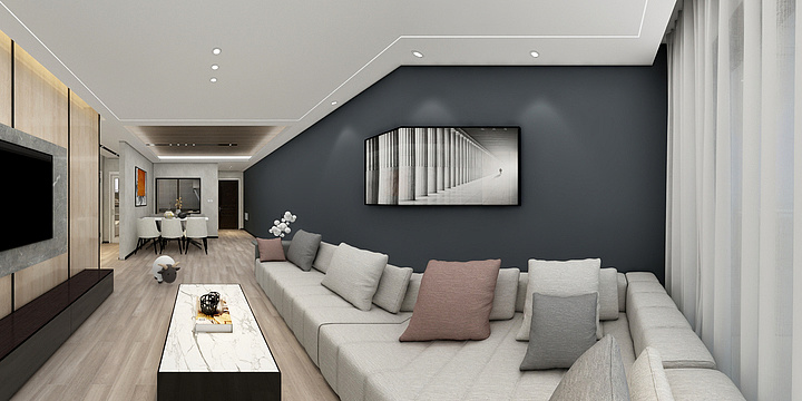 0林圆0-荣达丰园97平-现代简约风格效果方案-装修设计方案
