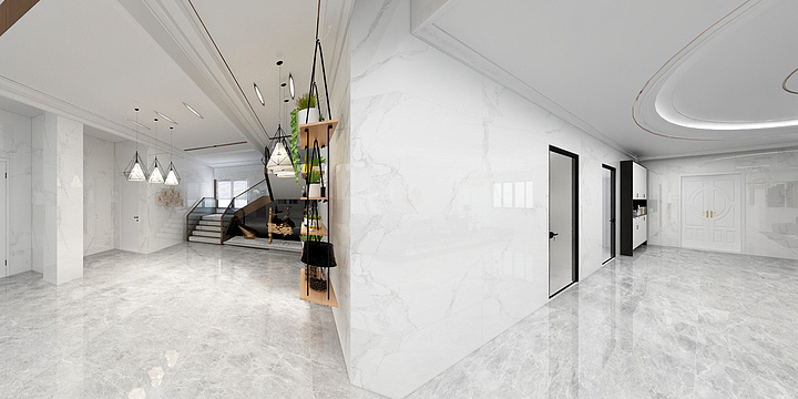 孔梦瑶-别墅效果图-装修设计方案