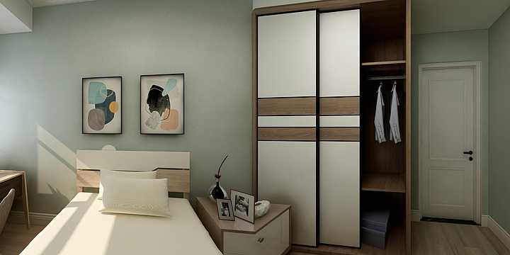 专业室内表现-黄-装修设计方案