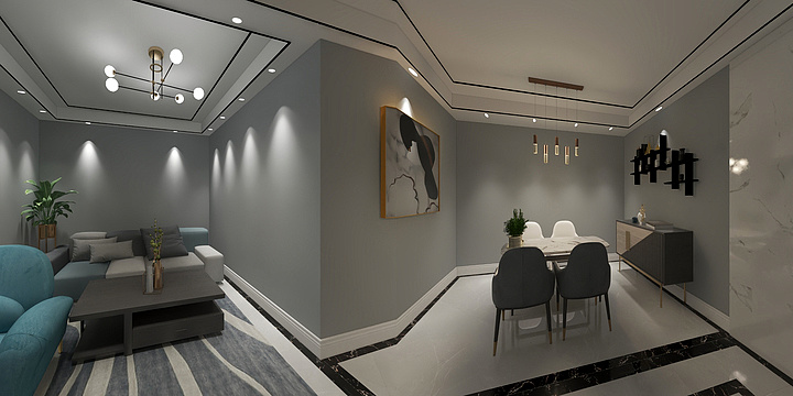 红光全屋定制小陈-地砖效果-装修设计方案