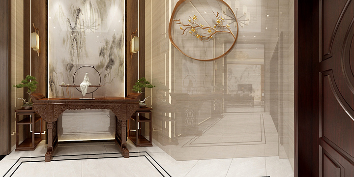 原野TX-崇福星益村刘先生-新中式-装修设计方案