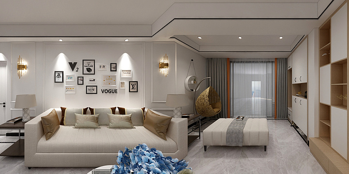 是风里的密码-玫瑰园-现代轻奢风-装修设计方案