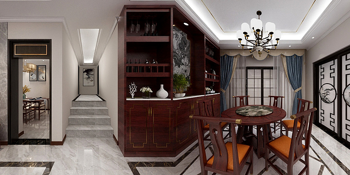 陶如娟-中式风格-装修设计方案