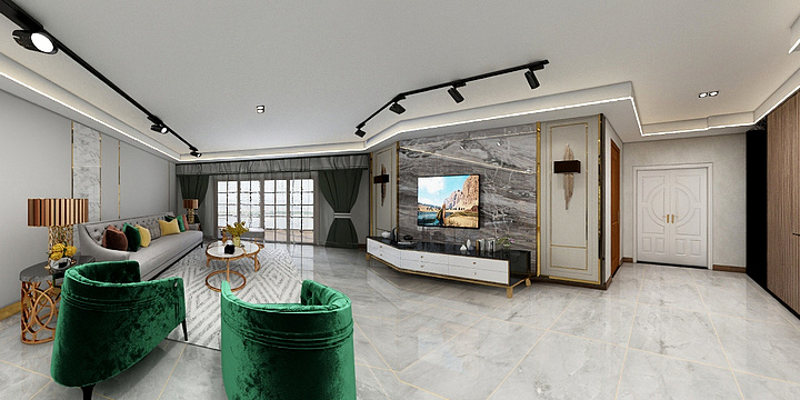 鑫欣装饰-长虹路碧桂园283平-装修设计方案