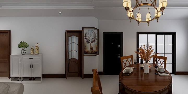 大鹏装修设计-北部万科城91.00㎡K3、K4栋中央阔景洋房03户型3室20502-2015-装修设计方案