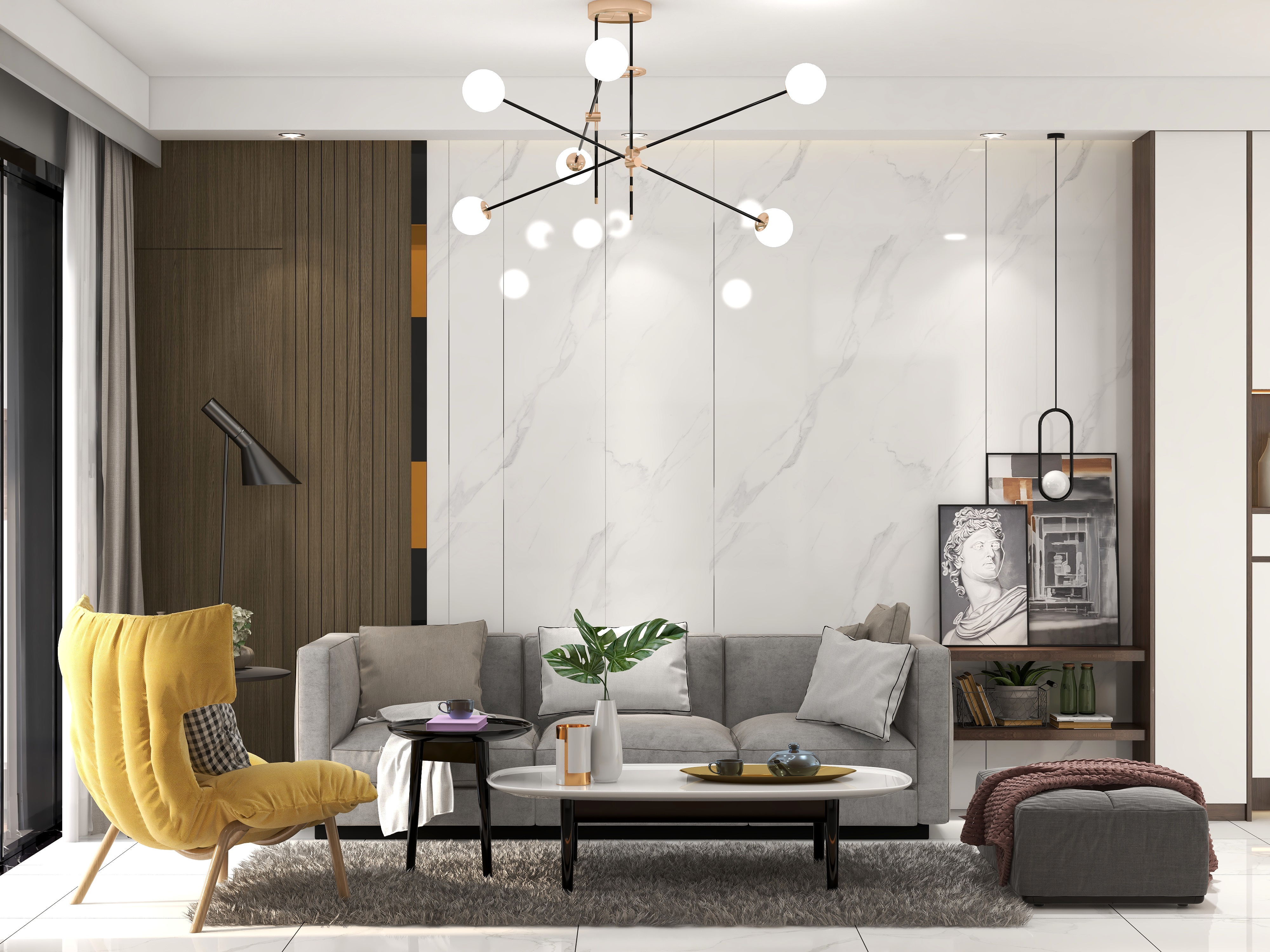 陈建伟-现代简约装修效果图