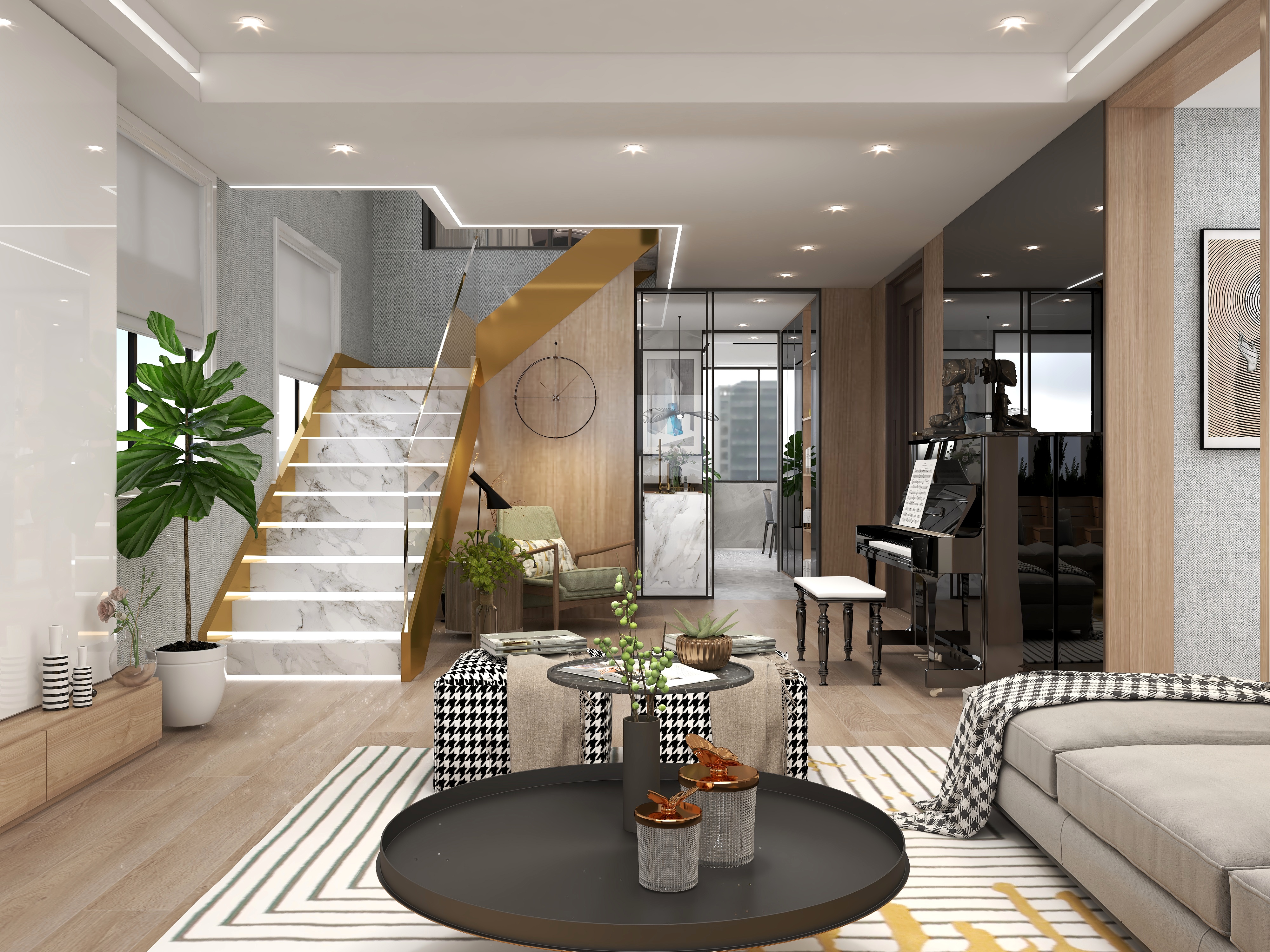 深圳市筑GBFP-天鹅湖现代-装修设计方案