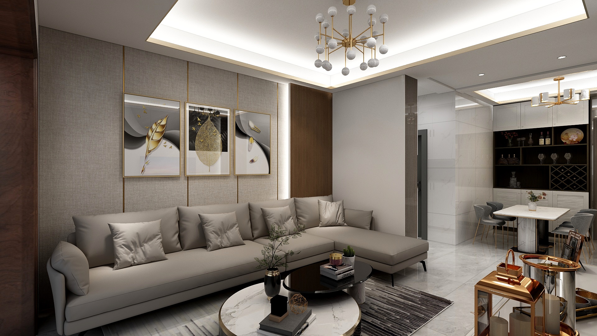 洋颢设计-上高花园6栋1单元方案-装修设计方案