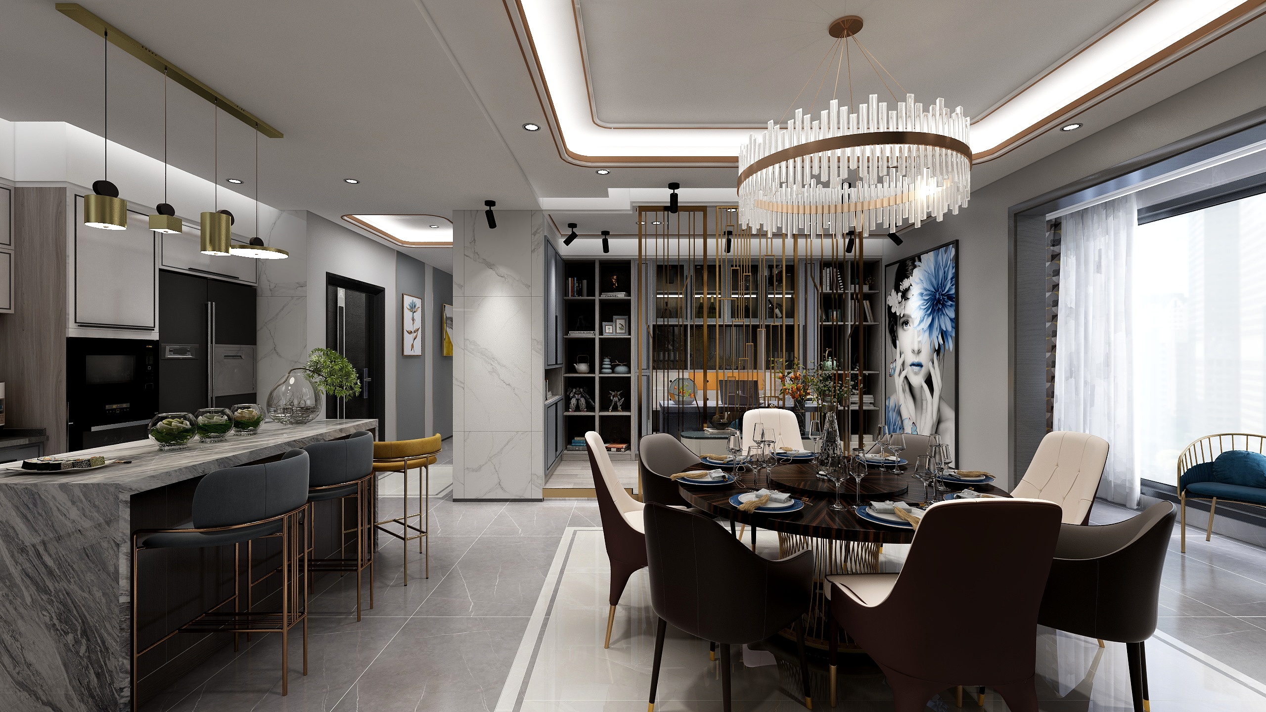 残缺D插曲-恒河33栋样板房-装修设计方案