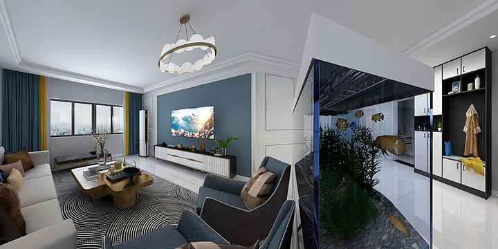 李娜咿呀呀-世界公元现代--李娜-装修设计方案