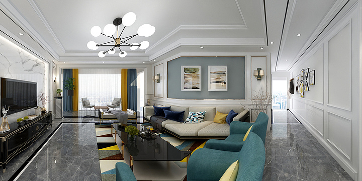 子非设计胡工-麒麟公馆6栋2701-装修设计方案