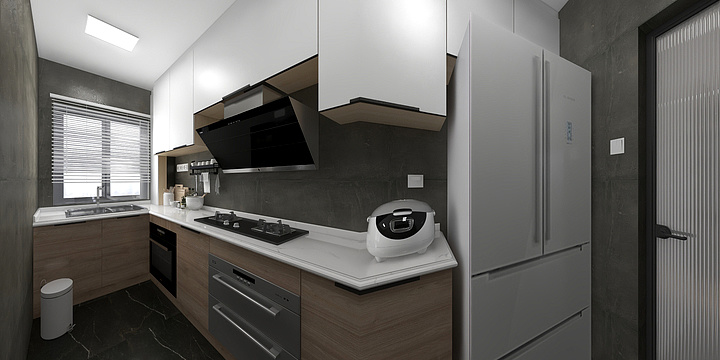 居间设计工作室-瑞和园89.50㎡B户型3室2厅1卫-装修设计方案