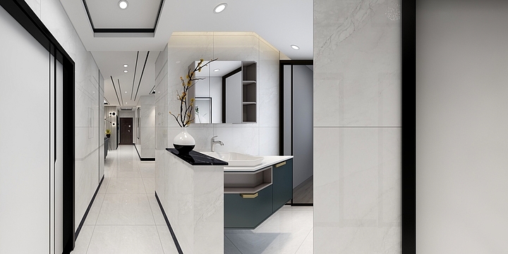 王银辉A-效果图公园华庭-装修设计方案