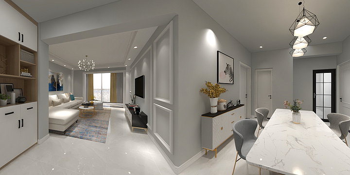 小玩美-边防家园小区  19-3-202-装修设计方案