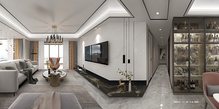 室内设计师鲁俏俏-香榭丽舍1901-装修设计方案