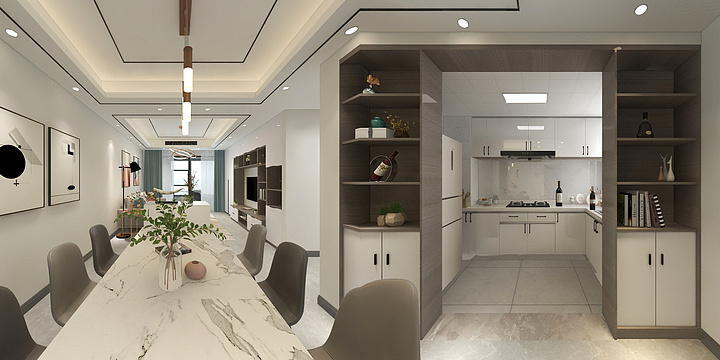 墨逸翱-中梁壹号院15#1705-装修设计方案