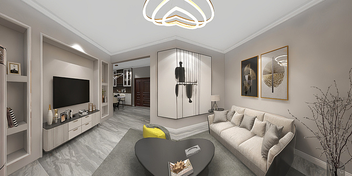 丶小付-翡翠丽都-89平-装修设计方案