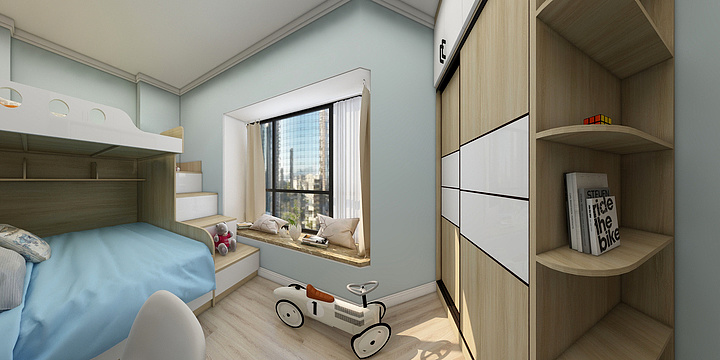 三方衣柜-俊怡御景花园-装修设计方案