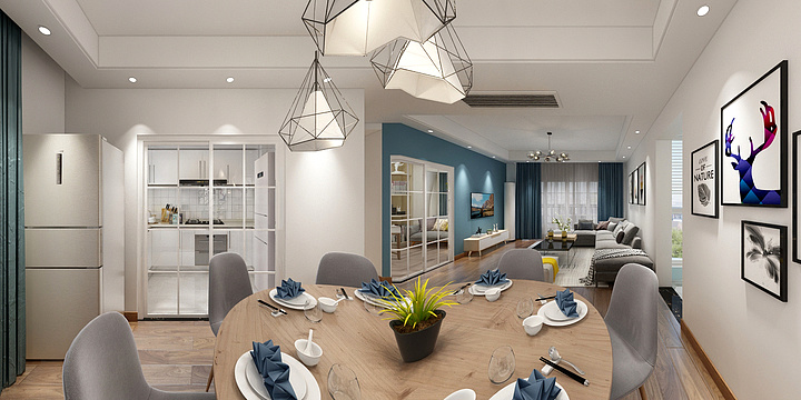 Masoner-金河华庭(北欧）-装修设计方案