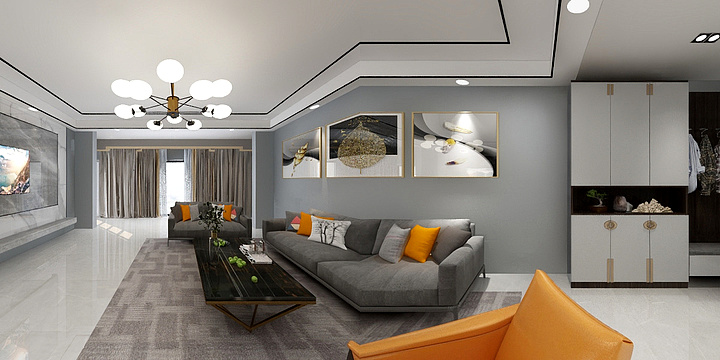 设计师阿驰-龙城佳苑-装修设计方案