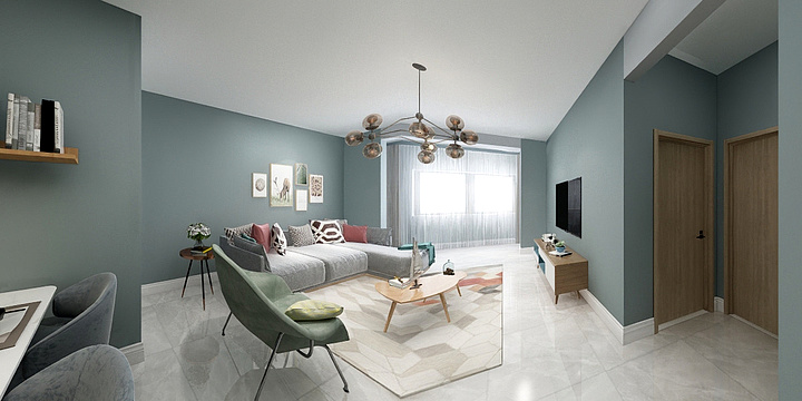 兴瀚装饰-景瑞3室-装修设计方案