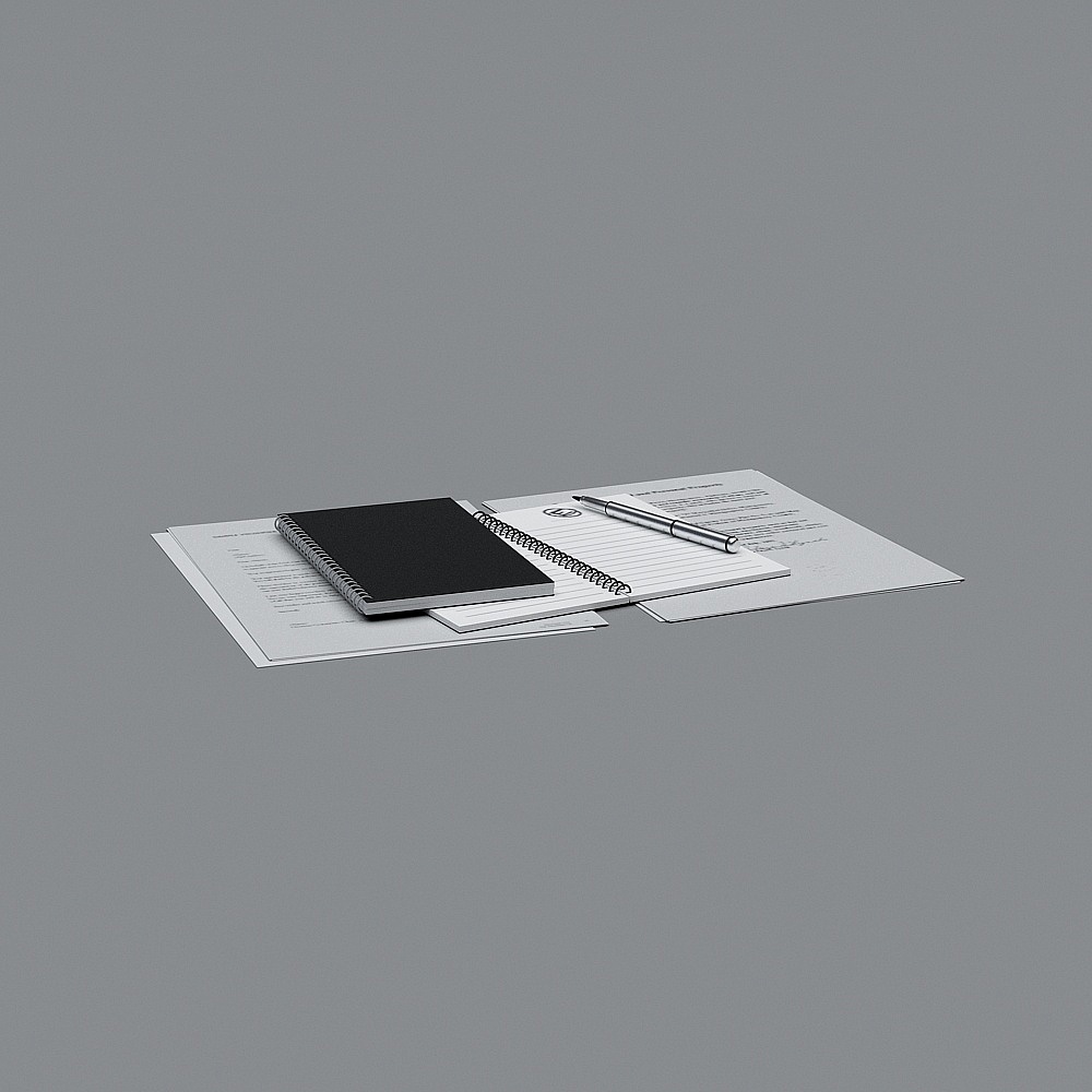 办公文具-1483D模型