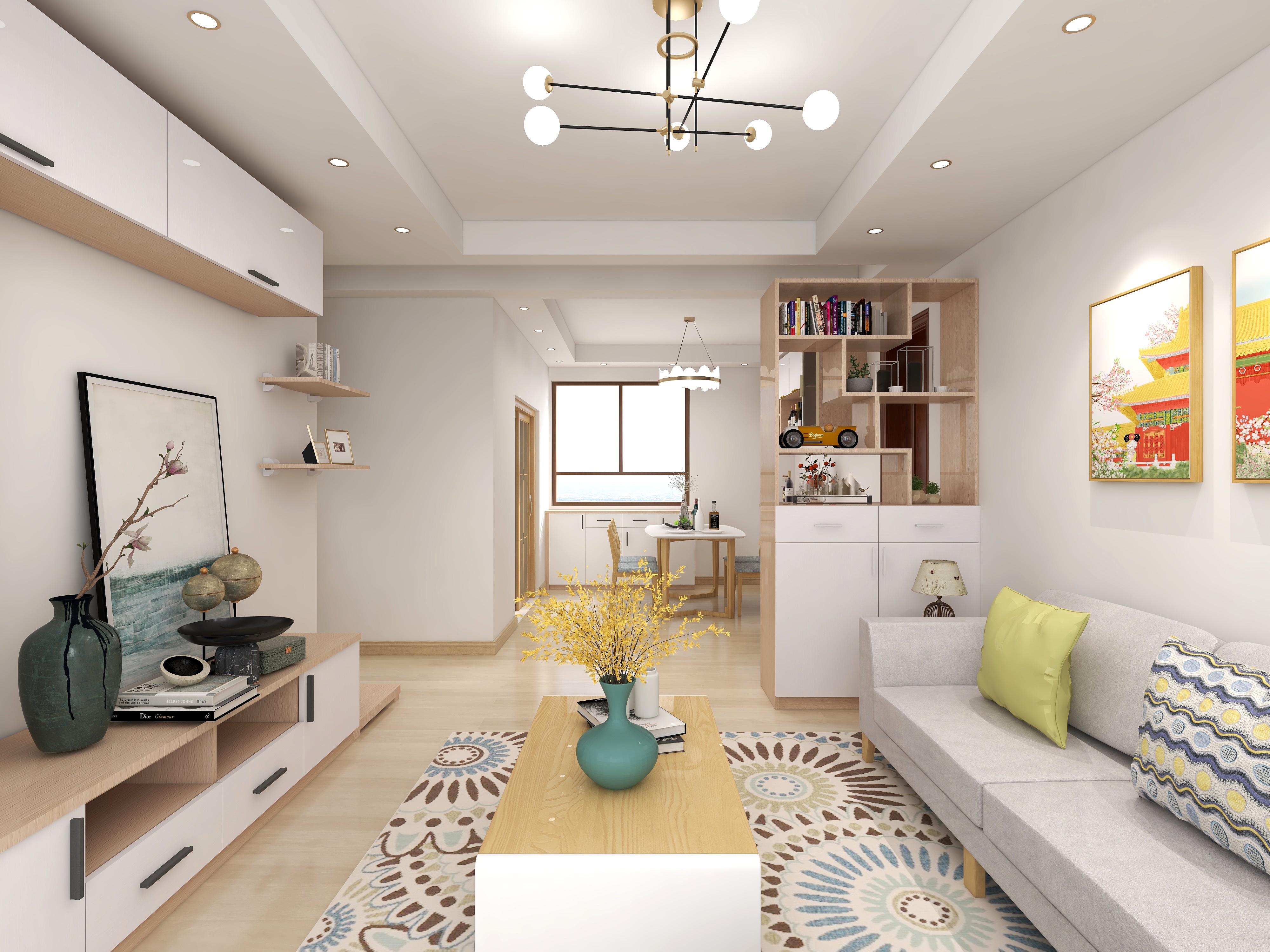 云家居在线定制柜-122平自然佳境-装修设计方案