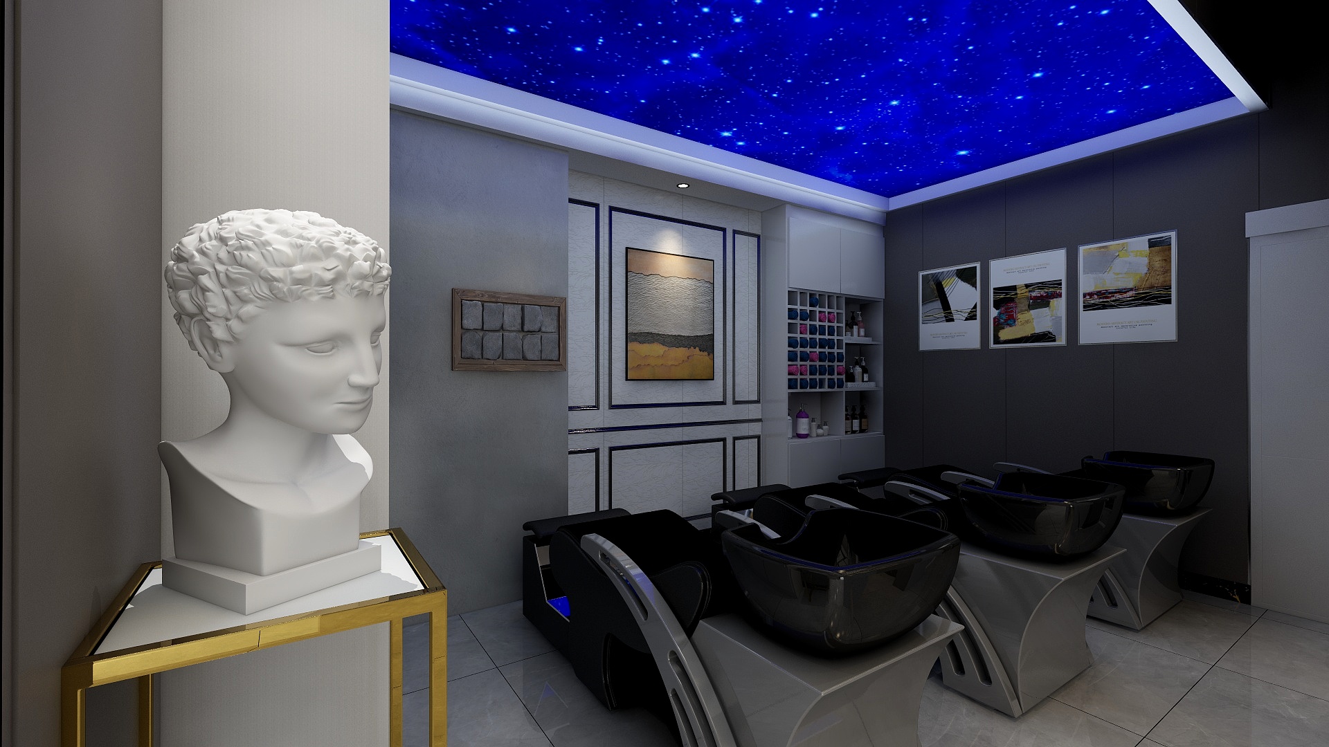 130****1778GHH-风尚88理发店-装修设计方案