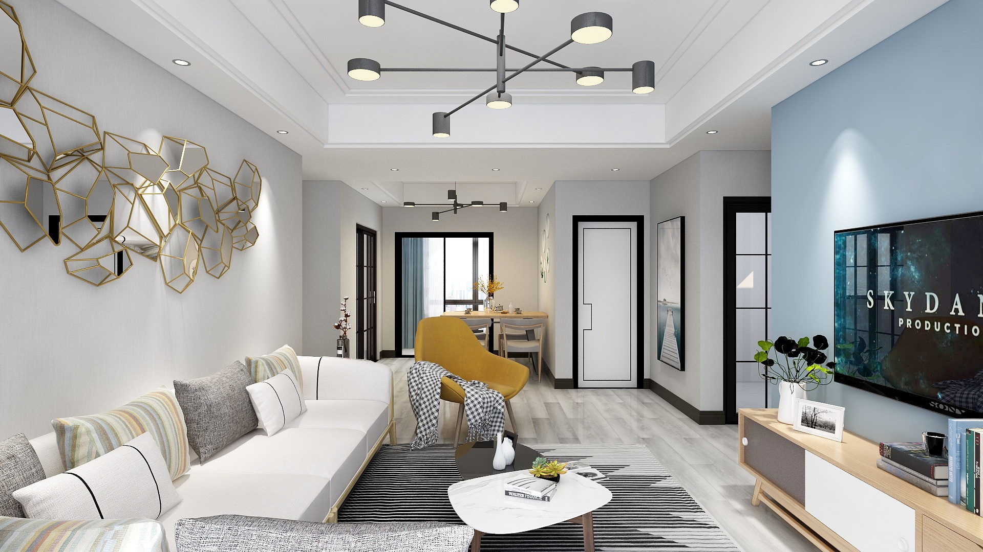 sunny124-北京齐家盛装饰荆州分公司红光小区10-2404王伯-北欧-装修设计方案